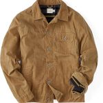 Huckberry Men Flannel-lined Waxed Trucker Jacket