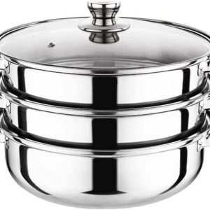 KRECS Household Items Large Home With Handles dual use Kitchen Insulated Visual Cover Stainless Steel