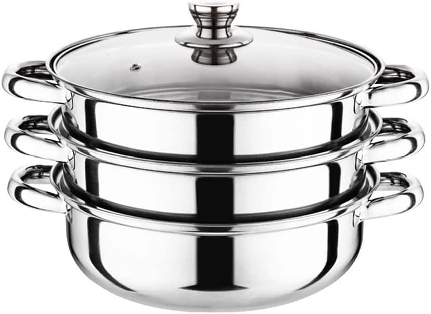 KRECS Household Items Large Home With Handles dual use Kitchen Insulated Visual Cover Stainless Steel