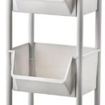 Kitchen Storage Rack - 3-Tier Plastic Vegetable Basket nizer