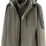 Men’s Removable Two-Piece Windproof Waterproof Outdoor Jacket