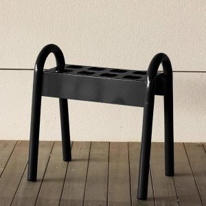Metal Autoportant Round Sto Bin for Home and Commercial Use