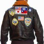 TOP GUN LEATHER JACKET FOR MEN