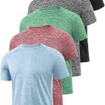 Xelky Men’s Dry Fit Moisture Wicking Activewear T-Shirt Pack